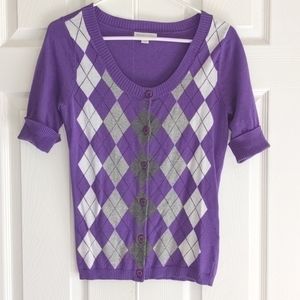 New York & Company argyle sweater